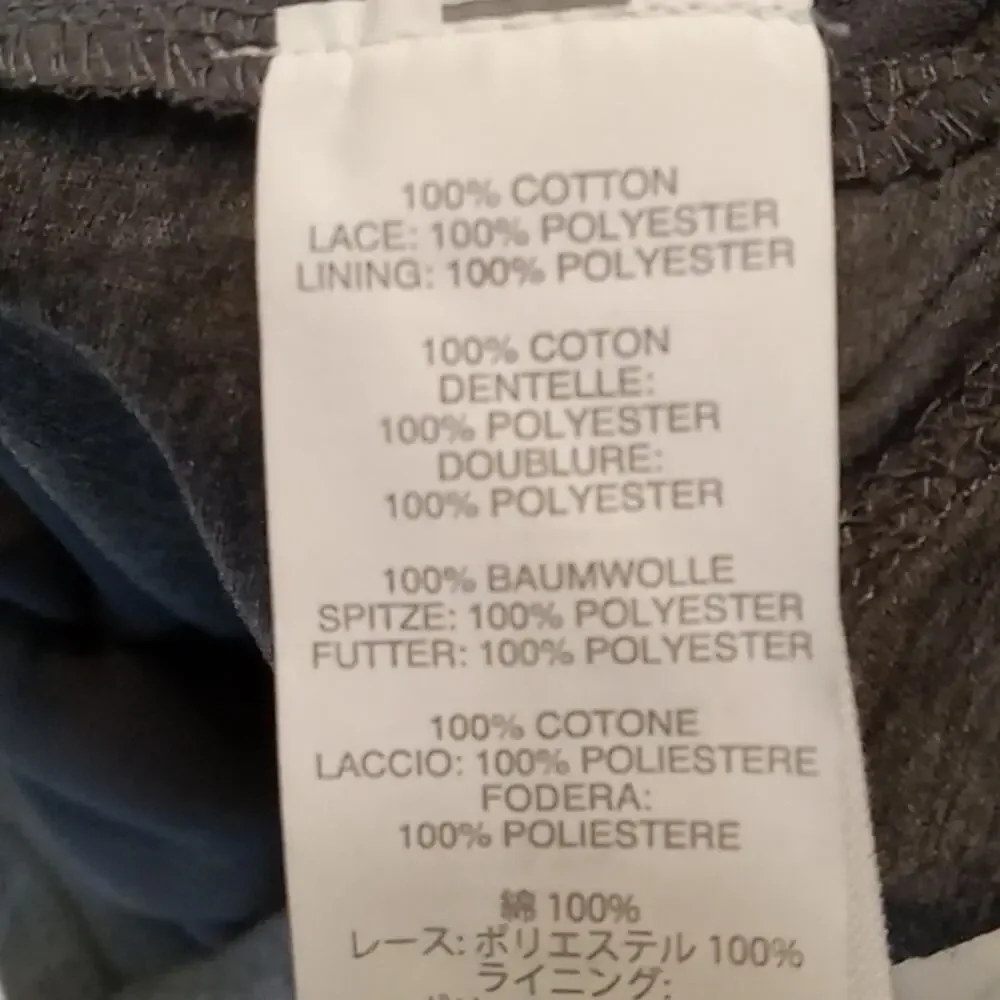 J.CREW Women's Grey and Lace XXS Tank. Atleisure, Layering, Casual, Minimalist